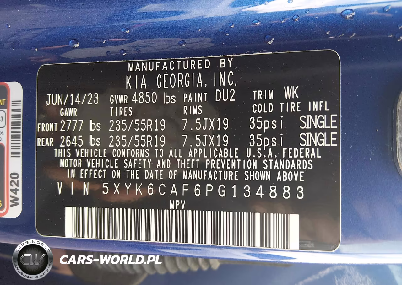 2023 Kia Sportage X-Line VIN:5XYK6CAF6PG134883 - 9