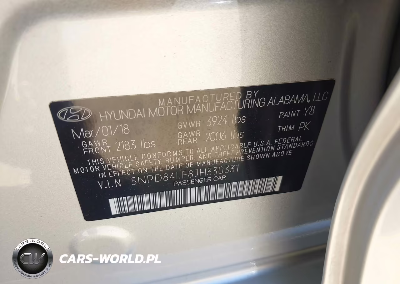 2018 Hyundai Elantra Sel VIN:5NPD84LF8JH330331 - 9
