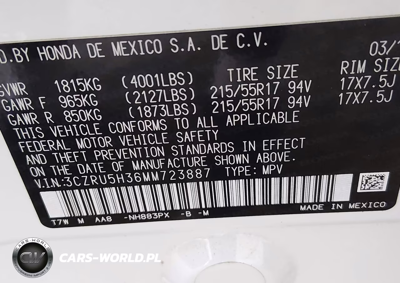 2021 Honda Hr-V 2Wd Lx VIN:3CZRU5H36MM723887 - 9