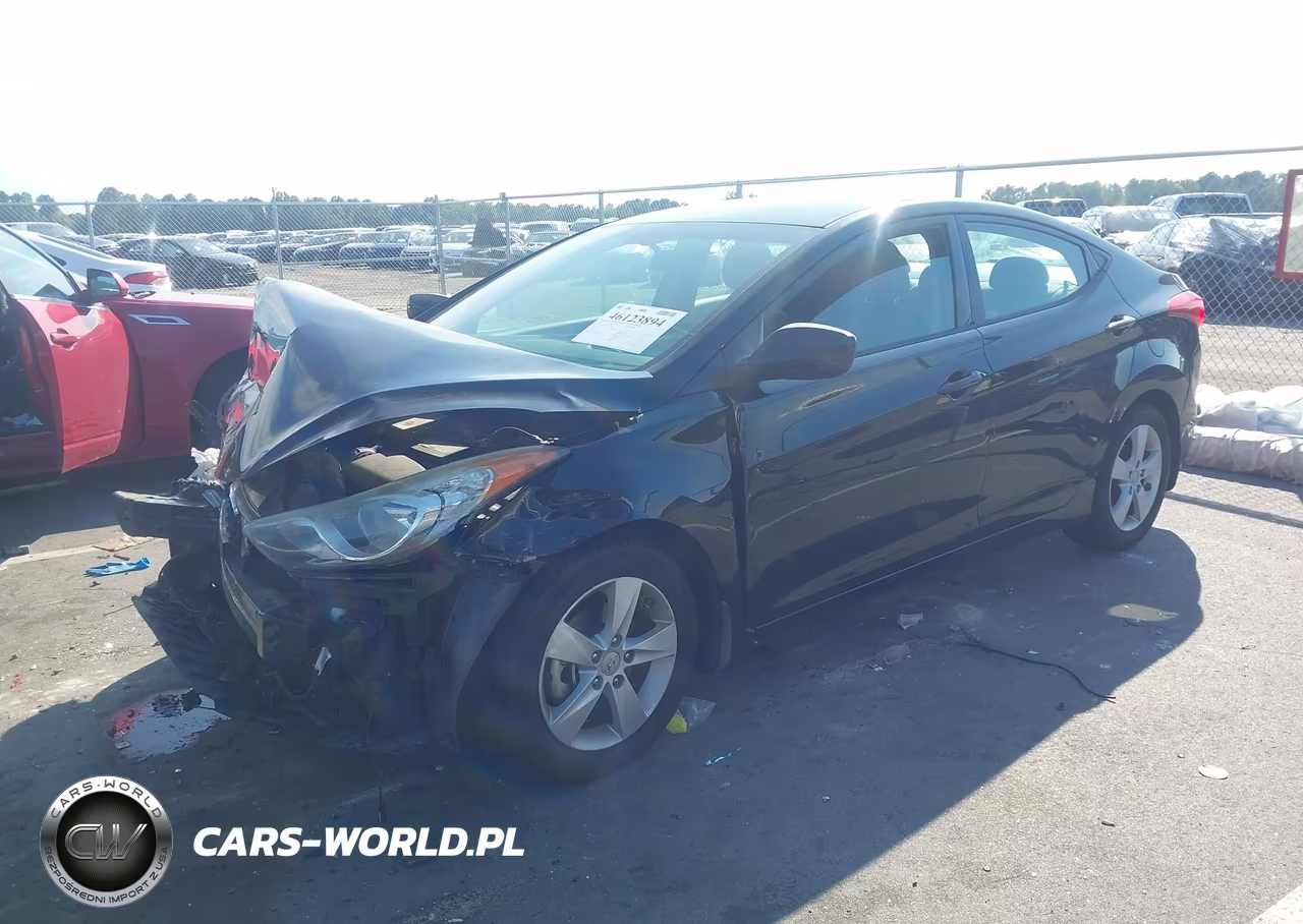 2013 Hyundai Elantra Gls VIN:5NPDH4AEXDH393915 - 2