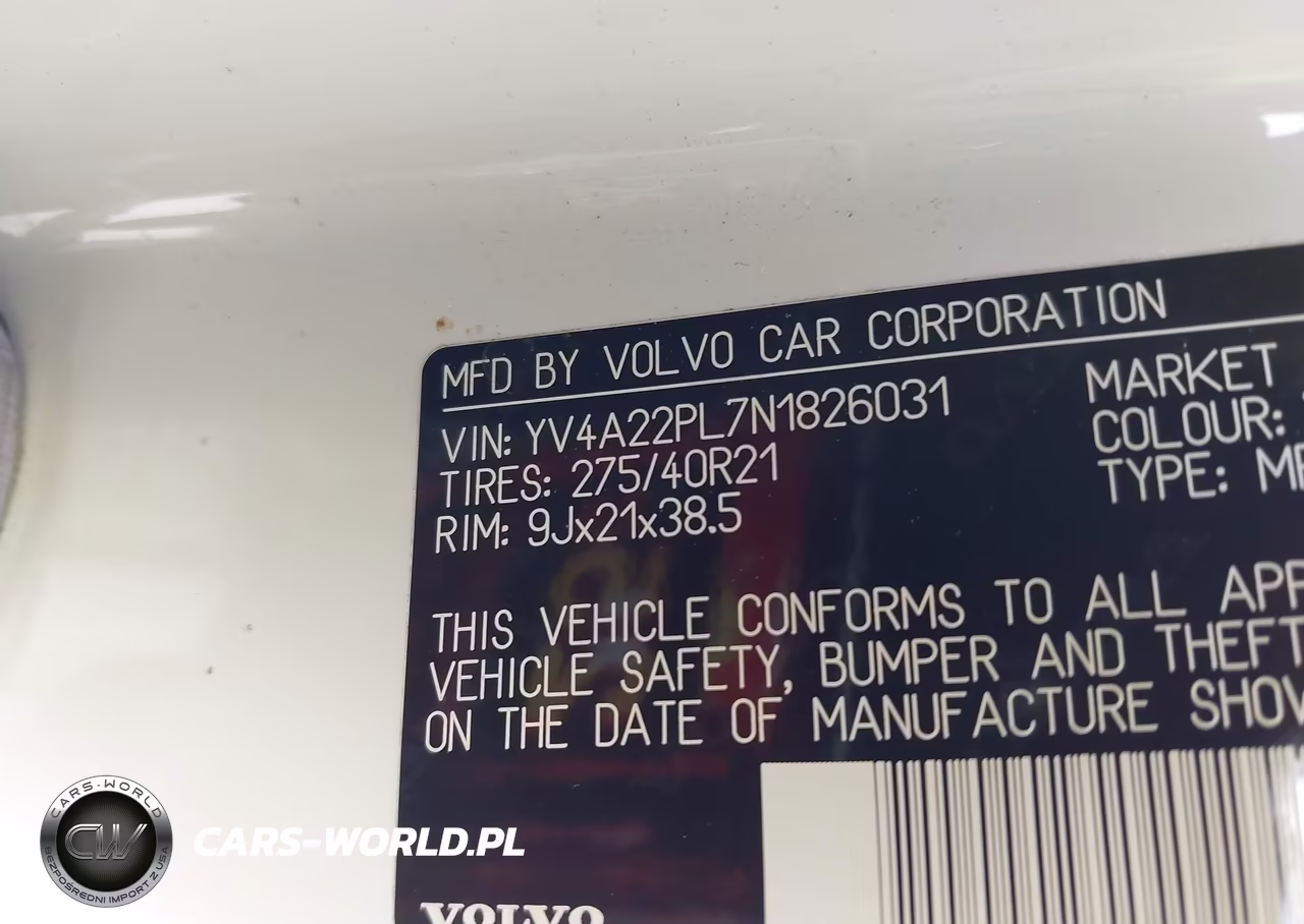 2022 Volvo Xc90 T6 Inscription 7 Passenger VIN:YV4A22PL7N1826031 - 9