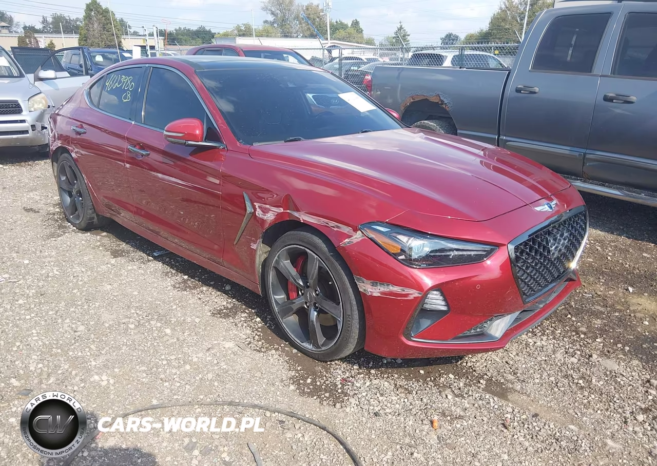 2019 Genesis G70 3.3T Dynamic VIN:KMTG34LE8KU021826 - 1