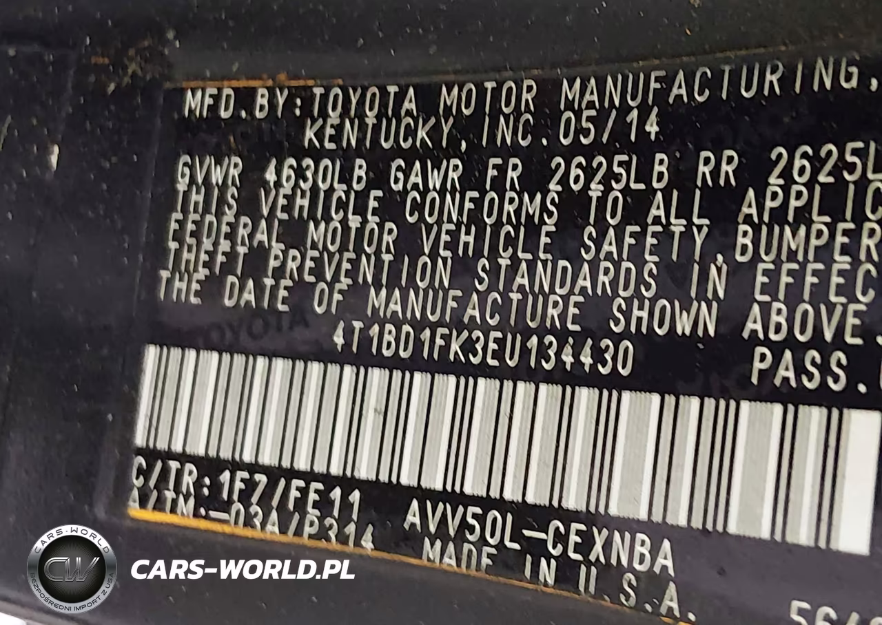 2014 Toyota Camry Hybrid Le VIN:4T1BD1FK3EU134430 - 9