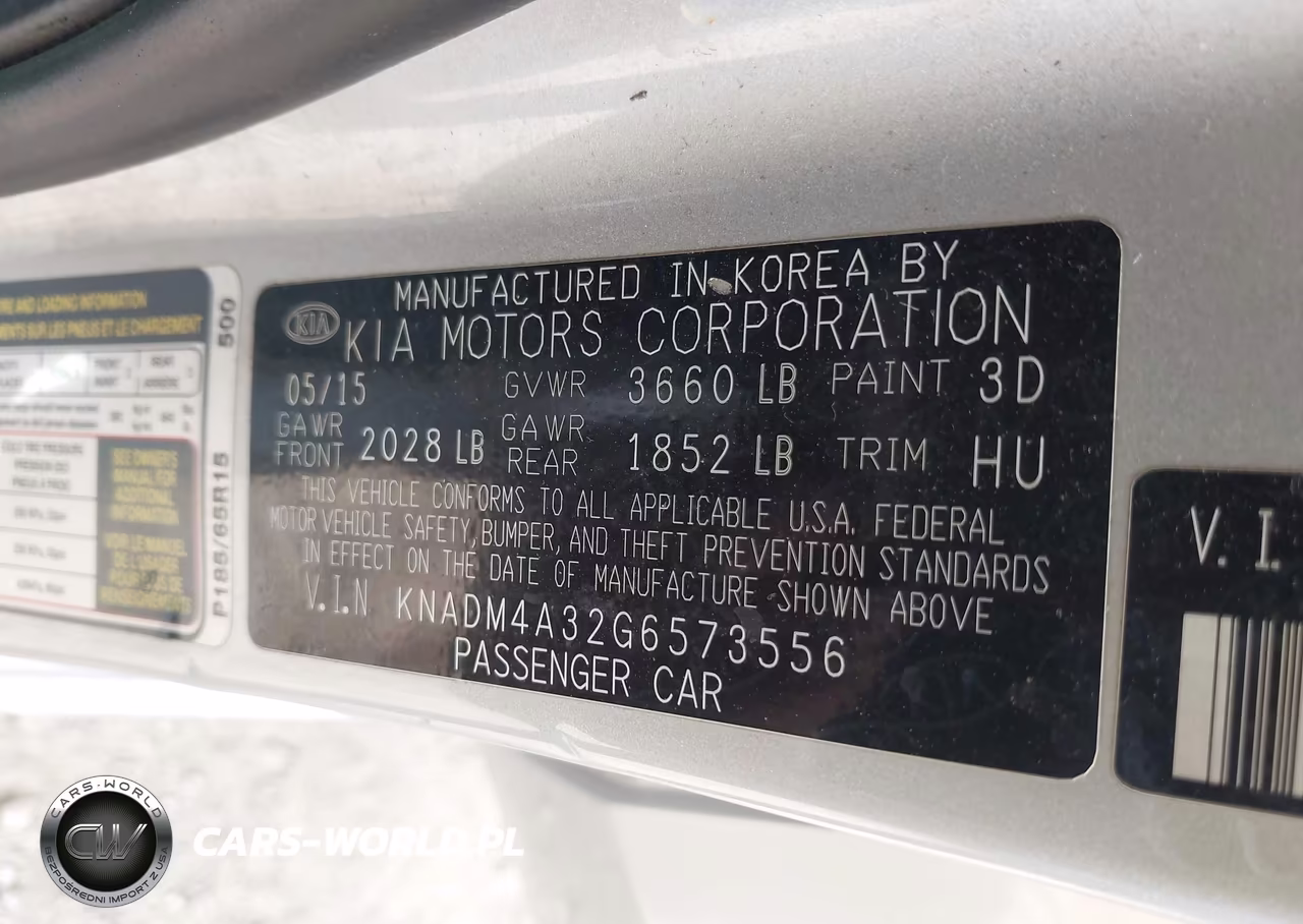 2016 Kia Rio Lx VIN:KNADM4A32G6573556 - 9