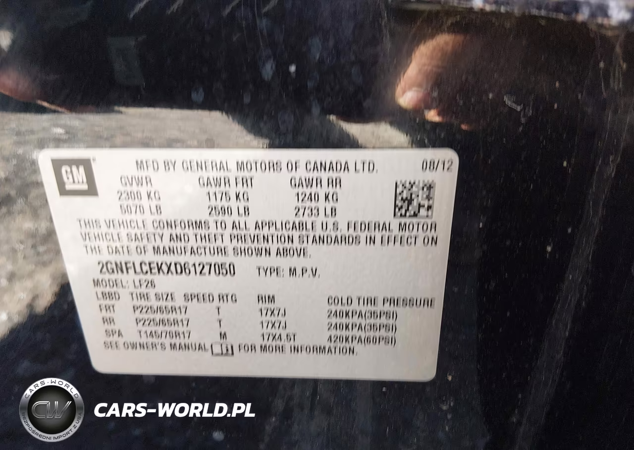 2013 Chevrolet Equinox Ls VIN:2GNFLCEKXD6127050 - 9