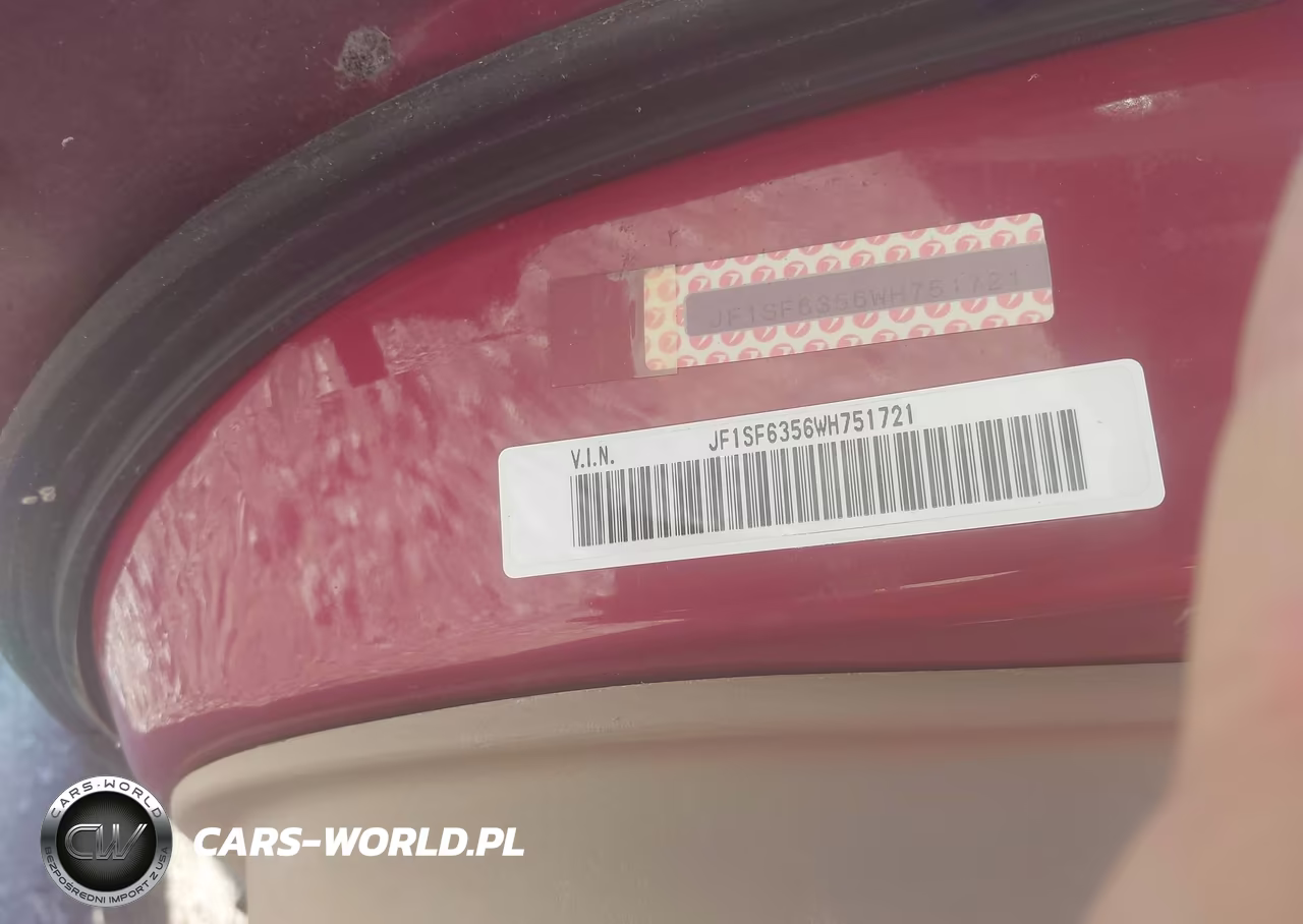 1998 Subaru Forester L VIN:JF1SF6356WH751721 - 9