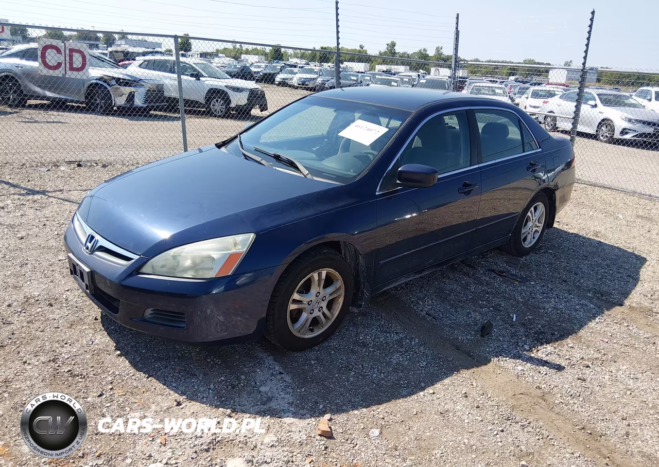 2007 Honda Accord Se VIN:JHMCM56337C014708 - 2