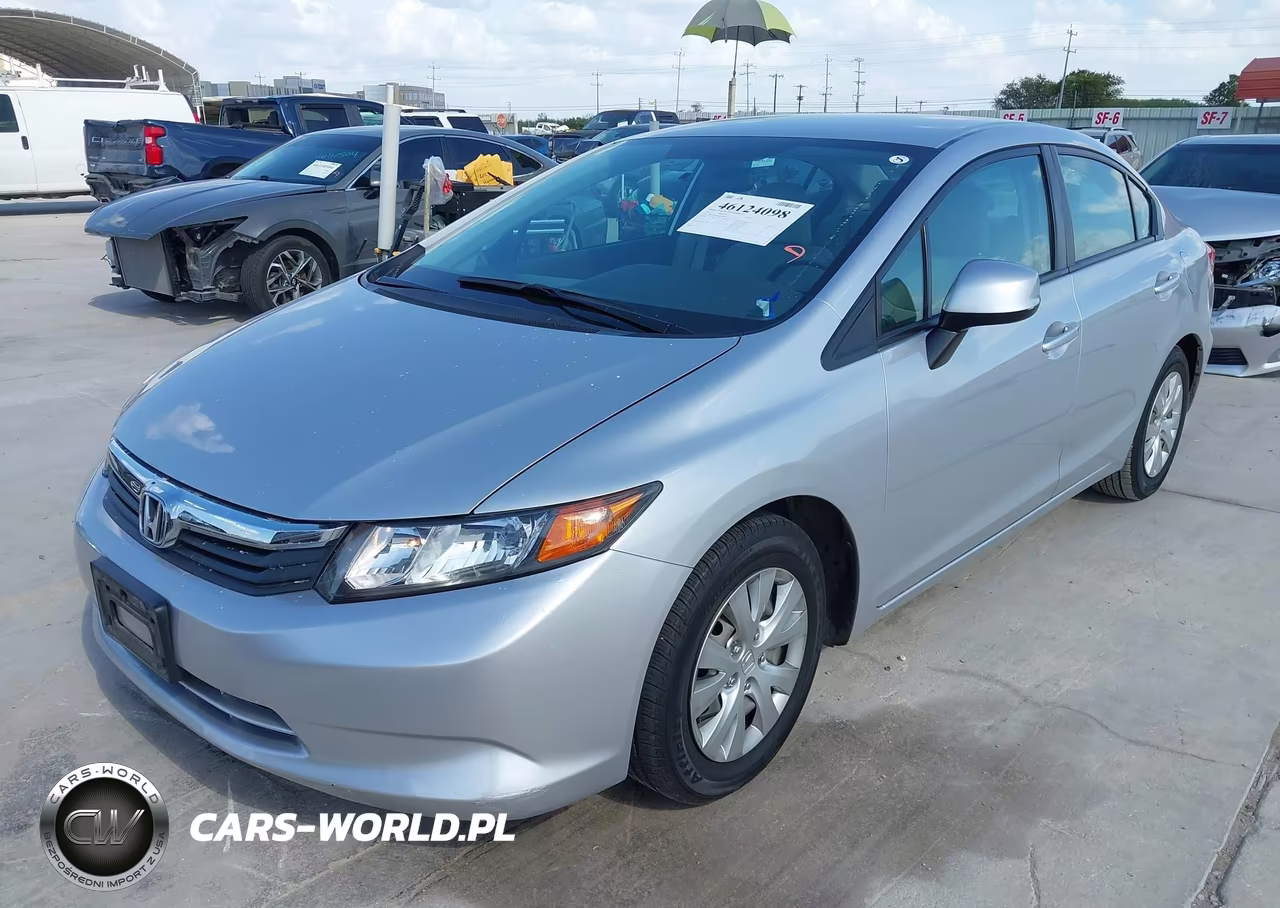 2012 Honda Civic Lx VIN:2HGFB2F50CH309035 - 2