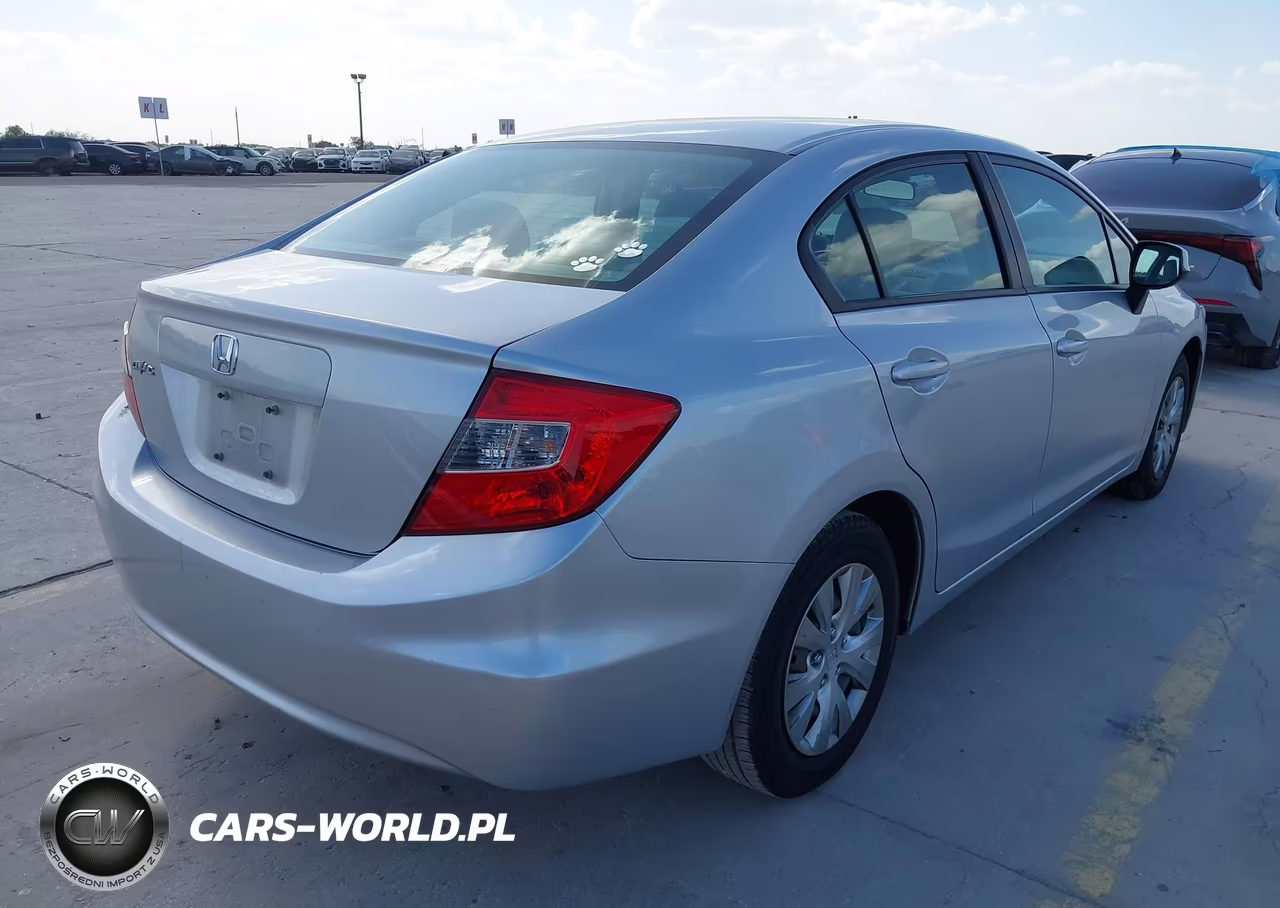 2012 Honda Civic Lx VIN:2HGFB2F50CH309035 - 4