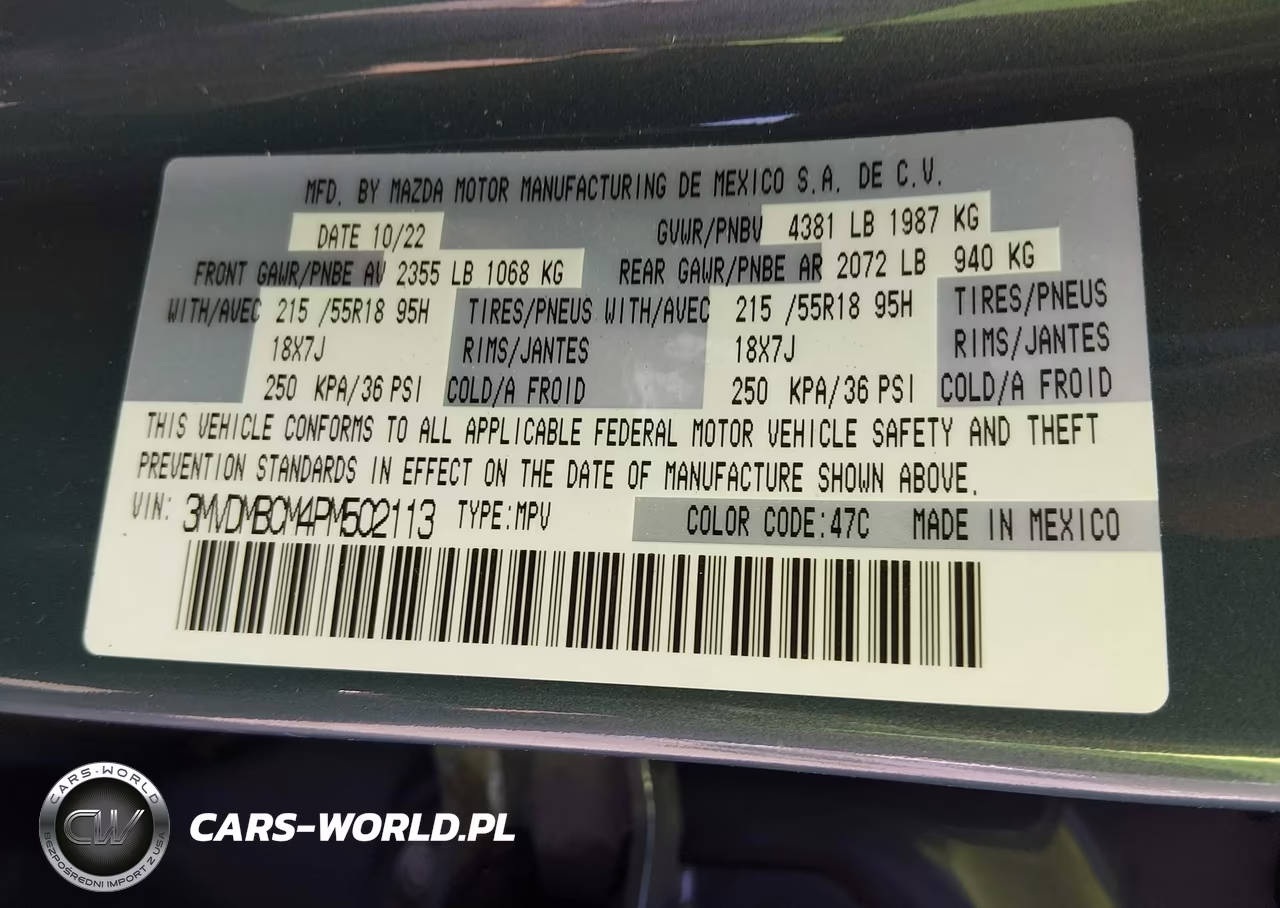 2023 Mazda Cx-30 2.5 S Carbon Edition VIN:3MVDMBCM4PM502113 - 9