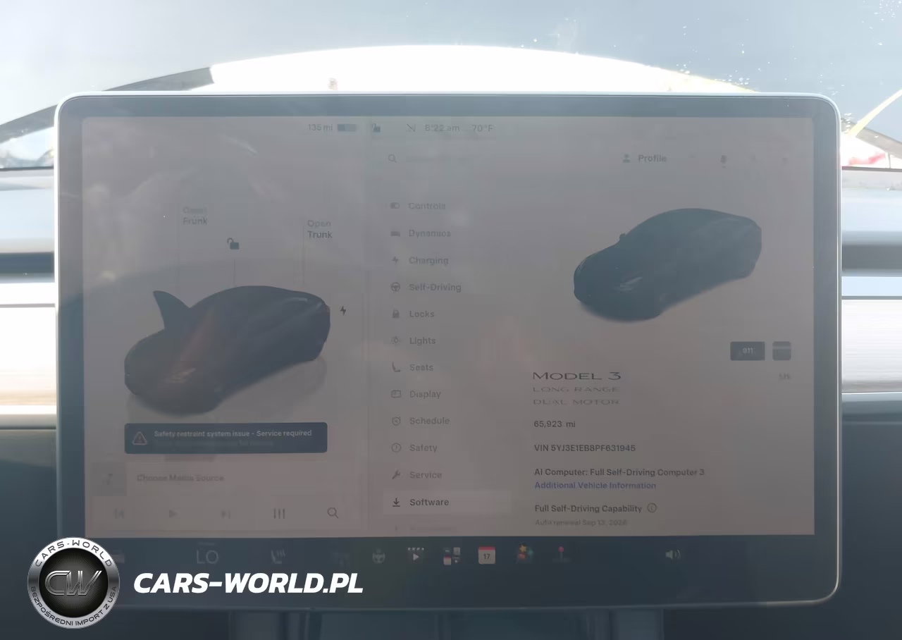 2023 Tesla Model 3 Long Range Dual Motor All-Wheel Drive VIN:5YJ3E1EB8PF631945 - 18