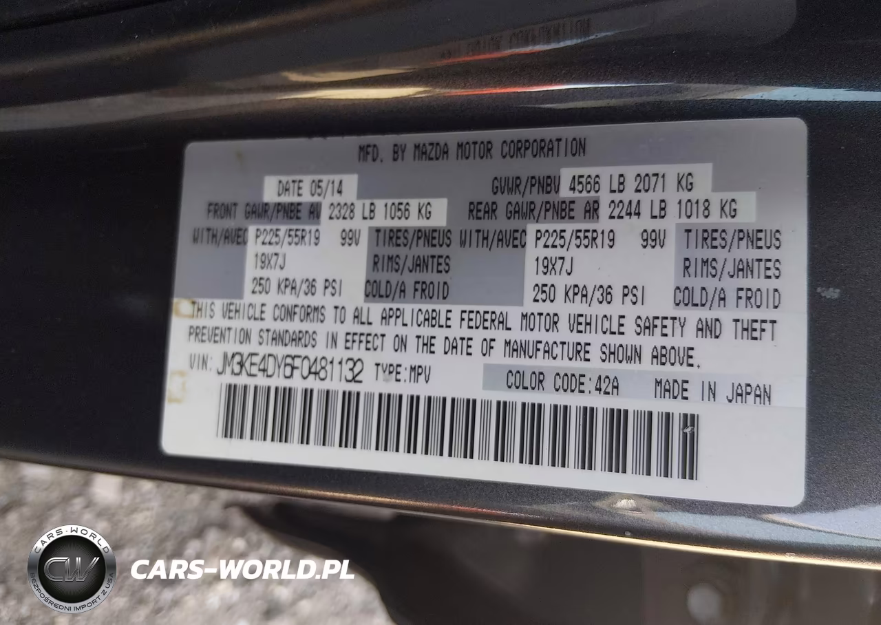 2015 Mazda Cx-5 Grand Touring VIN:JM3KE4DY6F0481132 - 9