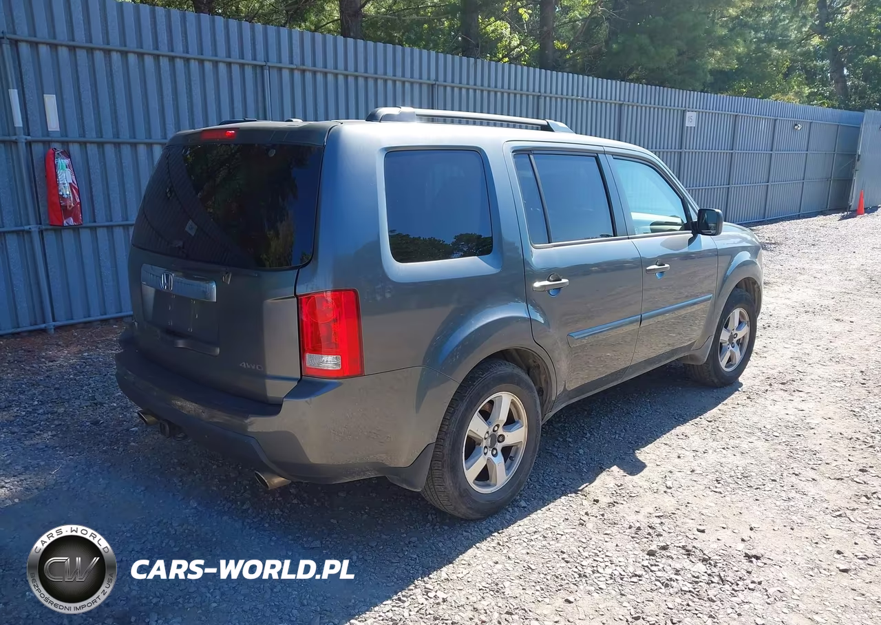 2009 Honda Pilot Ex VIN:5FNYF48419B004556 - 4