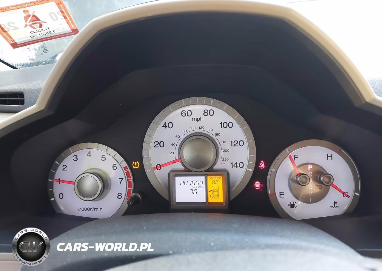 2009 Honda Pilot Ex VIN:5FNYF48419B004556 - 7