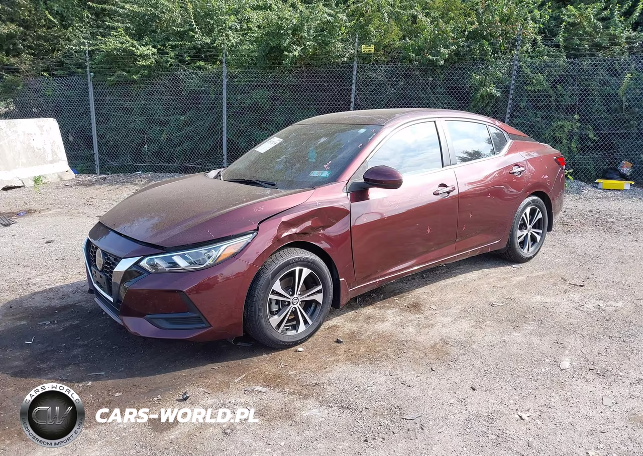 2021 Nissan Sentra Sv Xtronic Cvt VIN:3N1AB8CV7MY302033 - 2