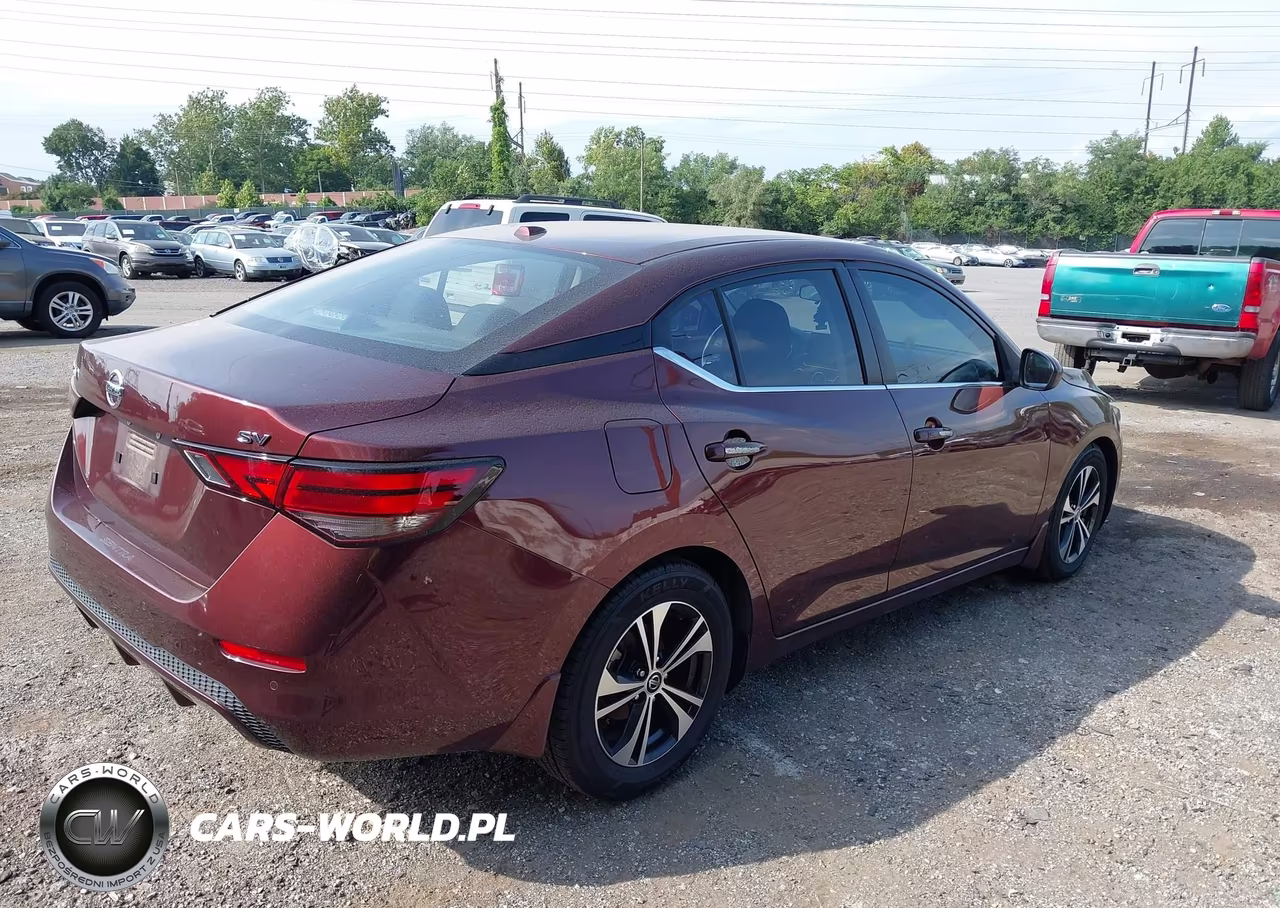 2021 Nissan Sentra Sv Xtronic Cvt VIN:3N1AB8CV7MY302033 - 4
