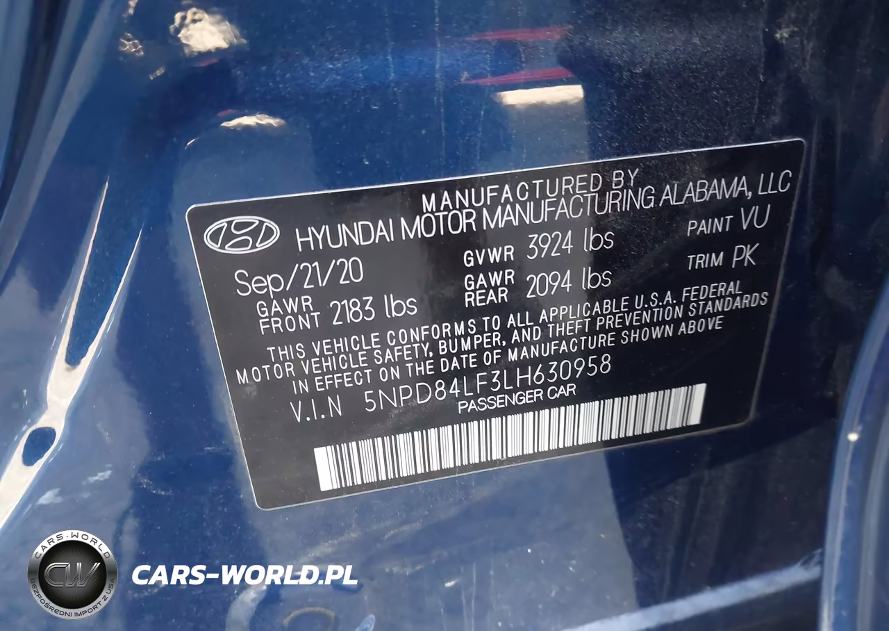 2020 Hyundai Elantra Sel VIN:5NPD84LF3LH630958 - 9