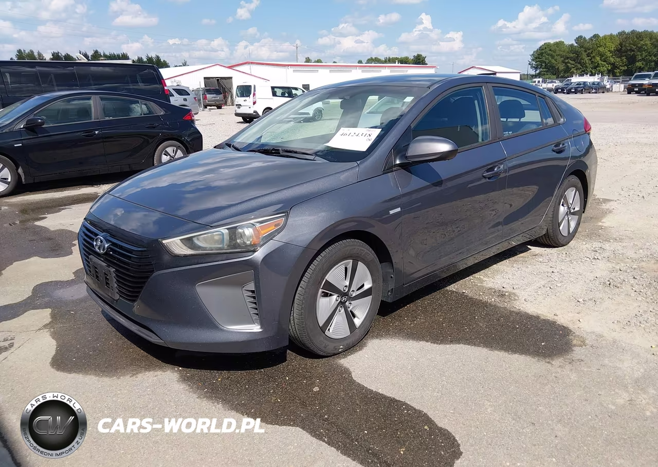 2018 Hyundai Ioniq Hybrid Blue VIN:KMHC65LC1JU076069 - 2