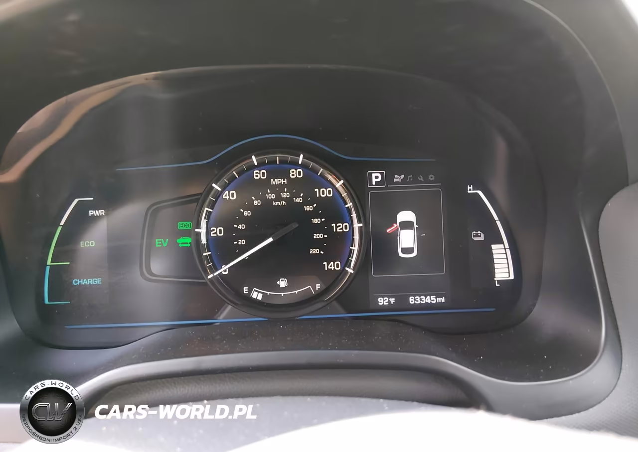 2018 Hyundai Ioniq Hybrid Blue VIN:KMHC65LC1JU076069 - 7