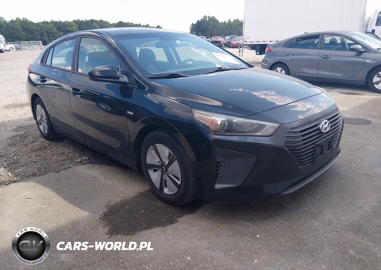2018 Hyundai Ioniq Hybrid Blue VIN:KMHC65LC1JU075309 - 1