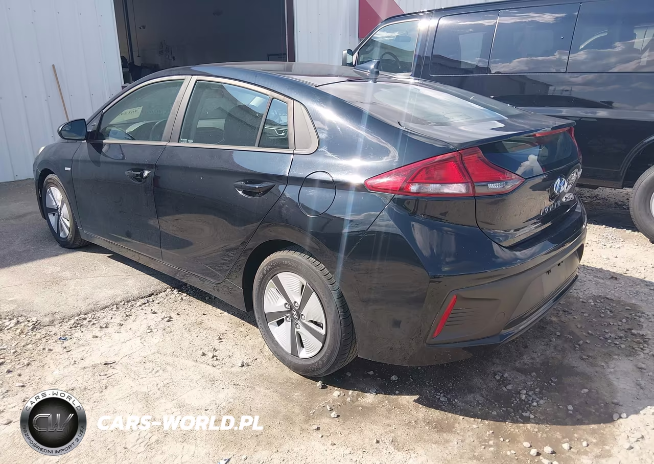 2018 Hyundai Ioniq Hybrid Blue VIN:KMHC65LC1JU075309 - 3