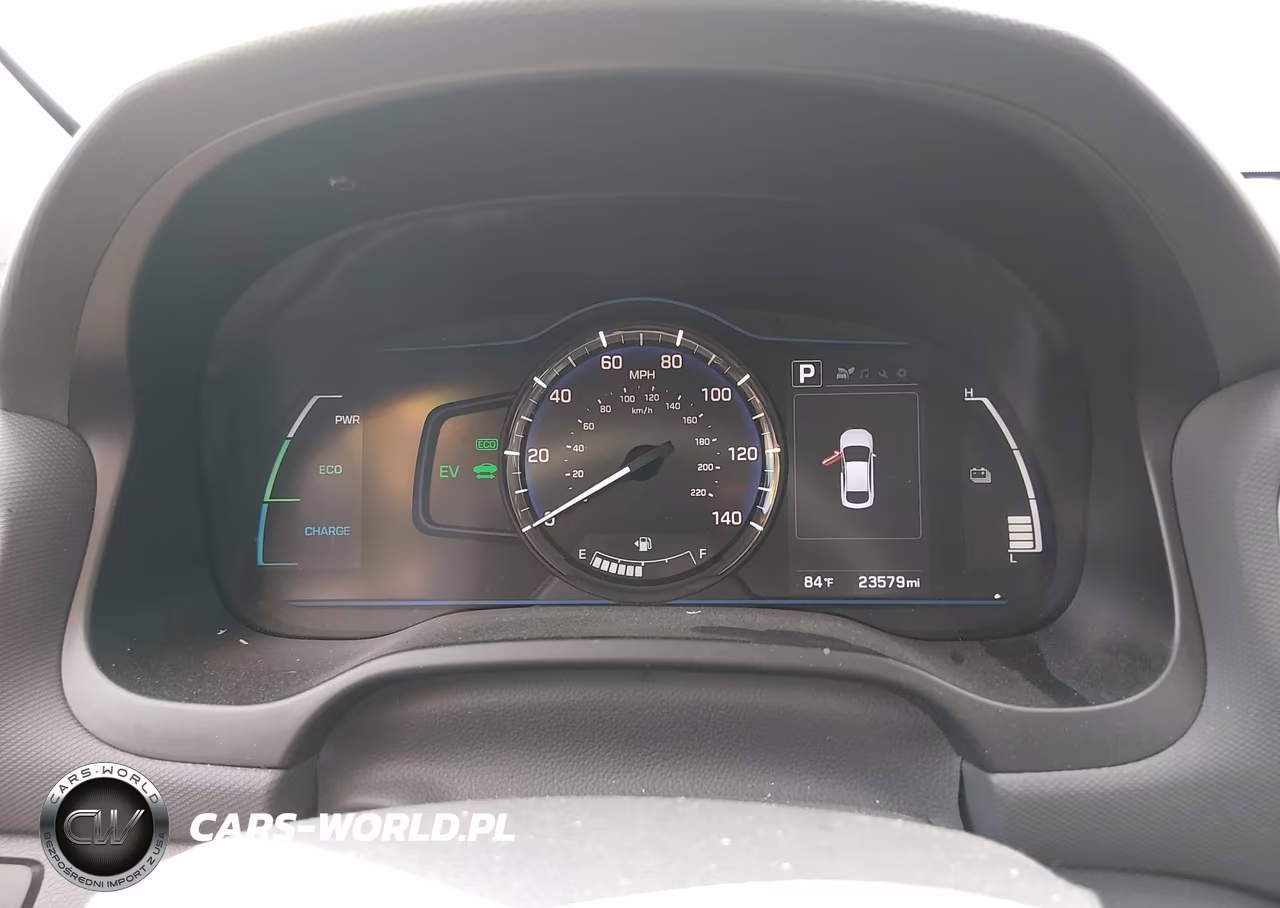 2018 Hyundai Ioniq Hybrid Blue VIN:KMHC65LC1JU075309 - 7