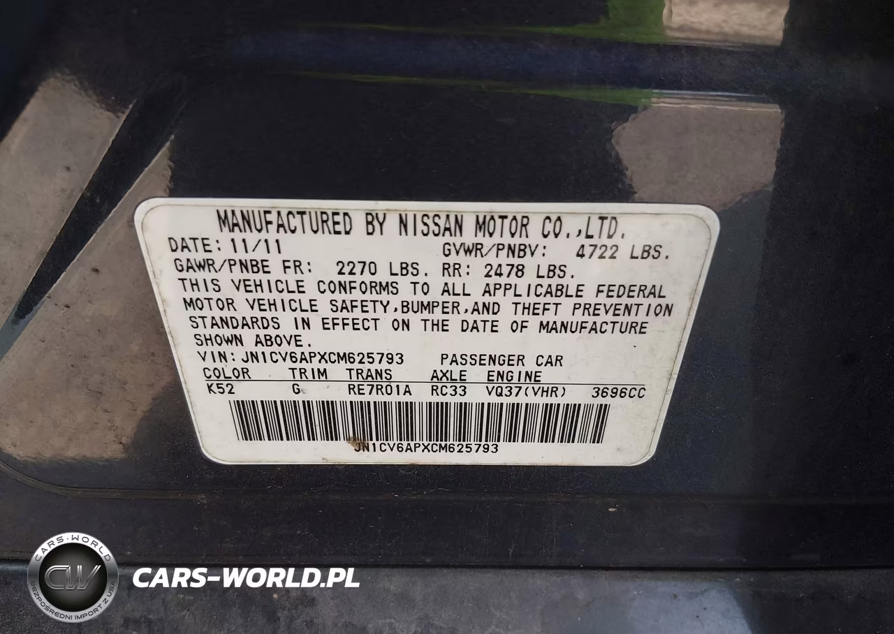2012 Infiniti G37 Journey VIN:JN1CV6APXCM625793 - 9