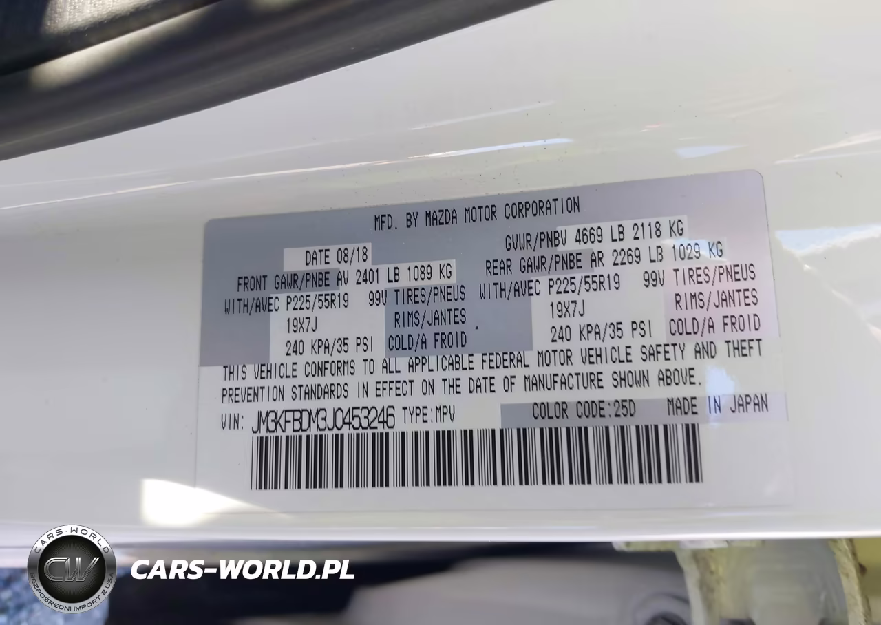 2018 Mazda Cx-5 Grand Touring VIN:JM3KFBDM3J0453246 - 9