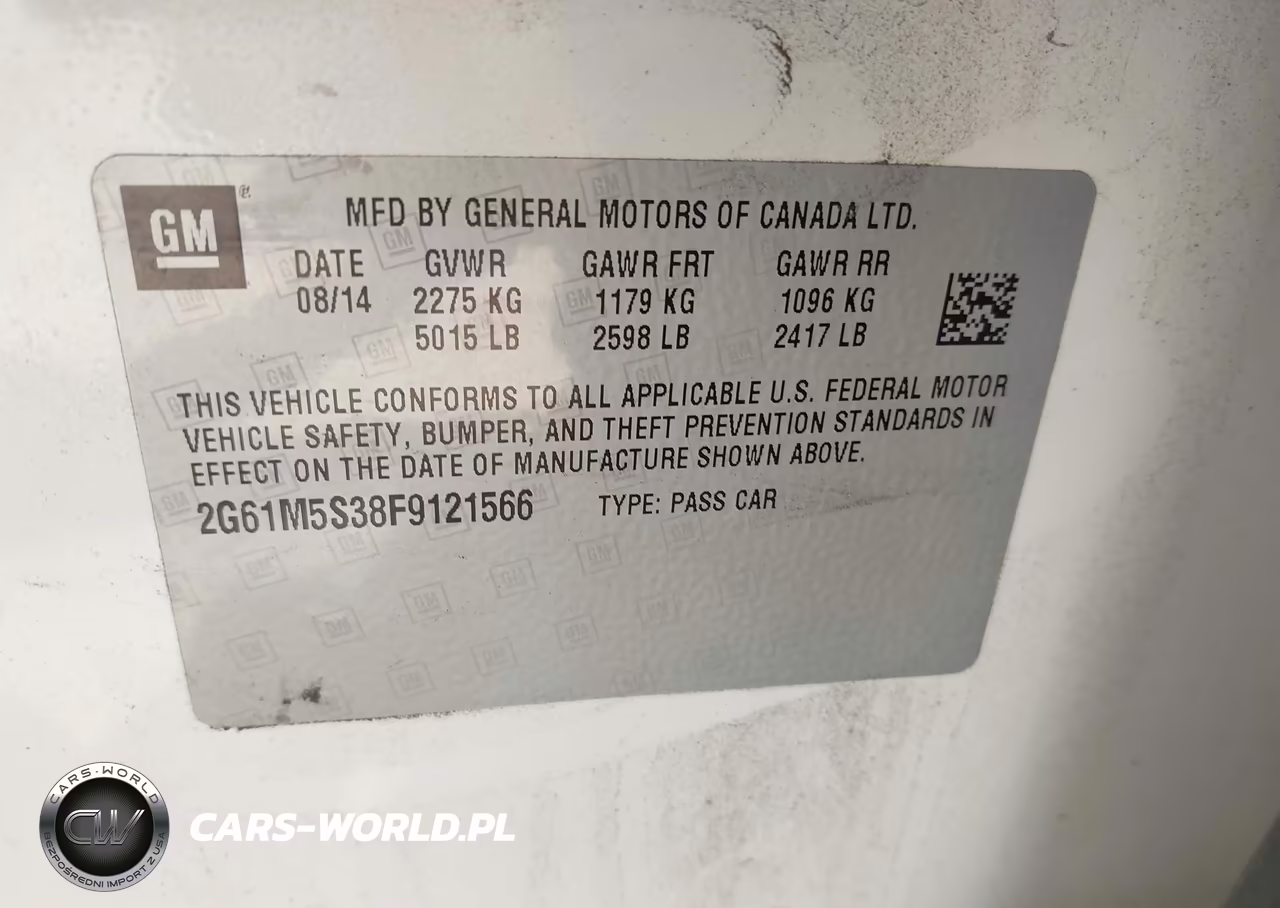 2015 Cadillac Xts Luxury VIN:2G61M5S38F9121566 - 9