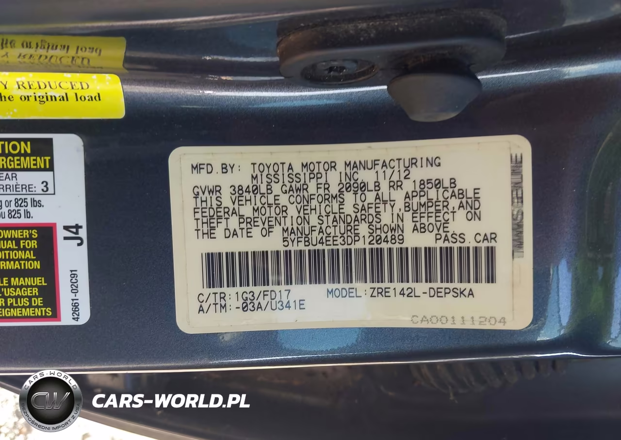 2013 Toyota Corolla S VIN:5YFBU4EE3DP120489 - 9