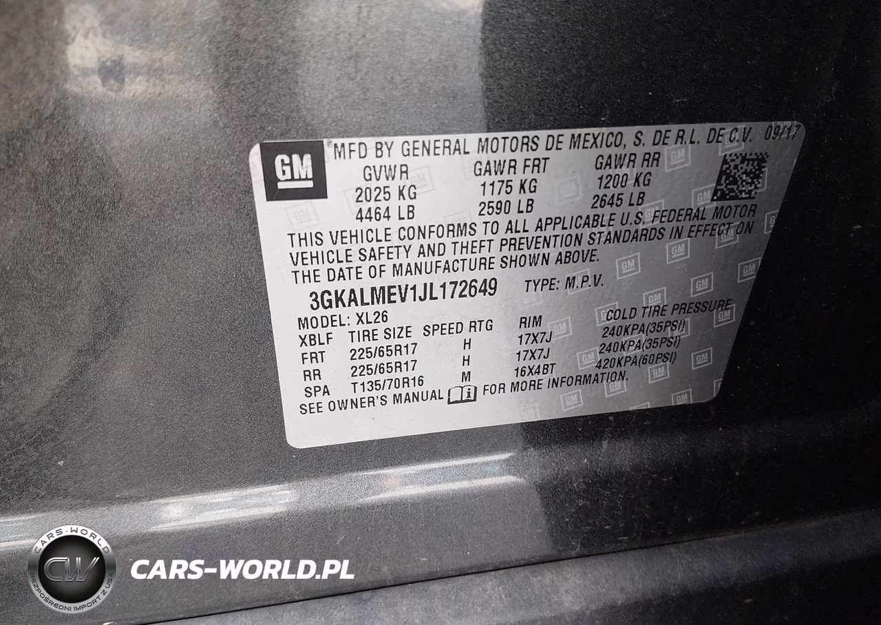 2018 GMC Terrain Sle VIN:3GKALMEV1JL172649 - 9