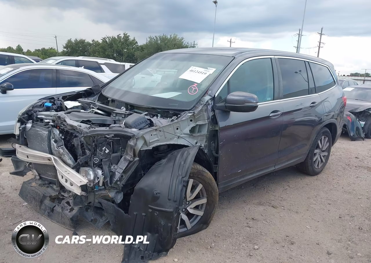 2019 Honda Pilot Ex-L VIN:5FNYF5H55KB019520 - 2