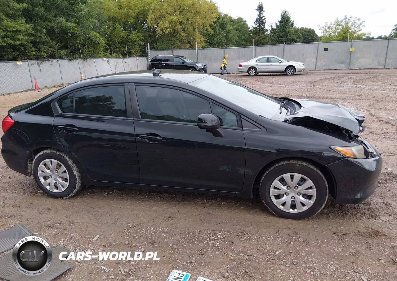 2012 Honda Civic Lx VIN:2HGFB2F52CH524853 - 13