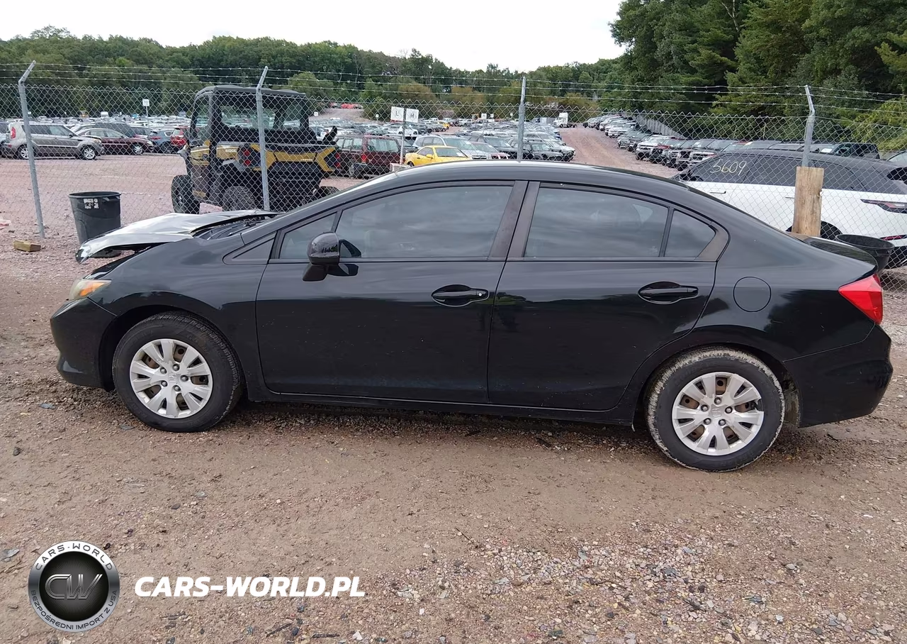 2012 Honda Civic Lx VIN:2HGFB2F52CH524853 - 14