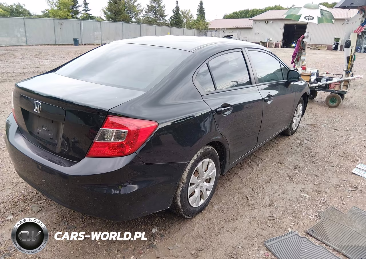 2012 Honda Civic Lx VIN:2HGFB2F52CH524853 - 4