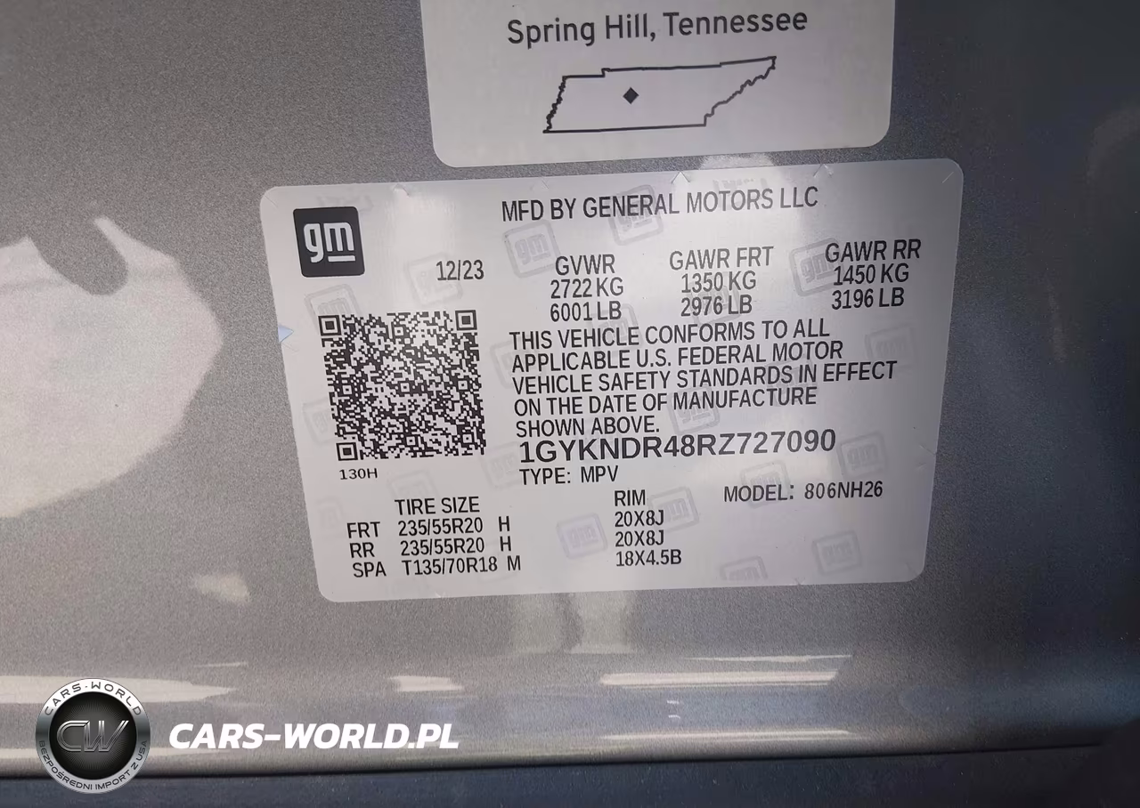 2024 Cadillac Xt5 Awd Premium Luxury VIN:1GYKNDR48RZ727090 - 9