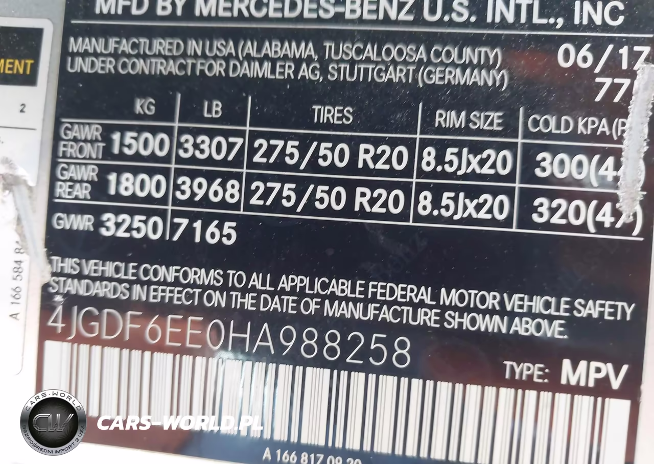 2017 Mercedes-Benz Gls 450 4Matic VIN:4JGDF6EE0HA988258 - 9