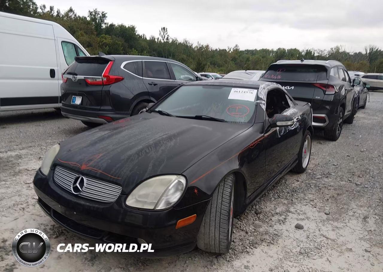 2001 Mercedes-Benz Slk 320 VIN:WDBKK65F11F229125 - 2