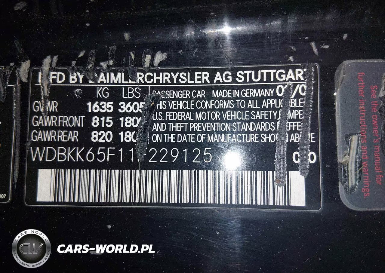 2001 Mercedes-Benz Slk 320 VIN:WDBKK65F11F229125 - 9