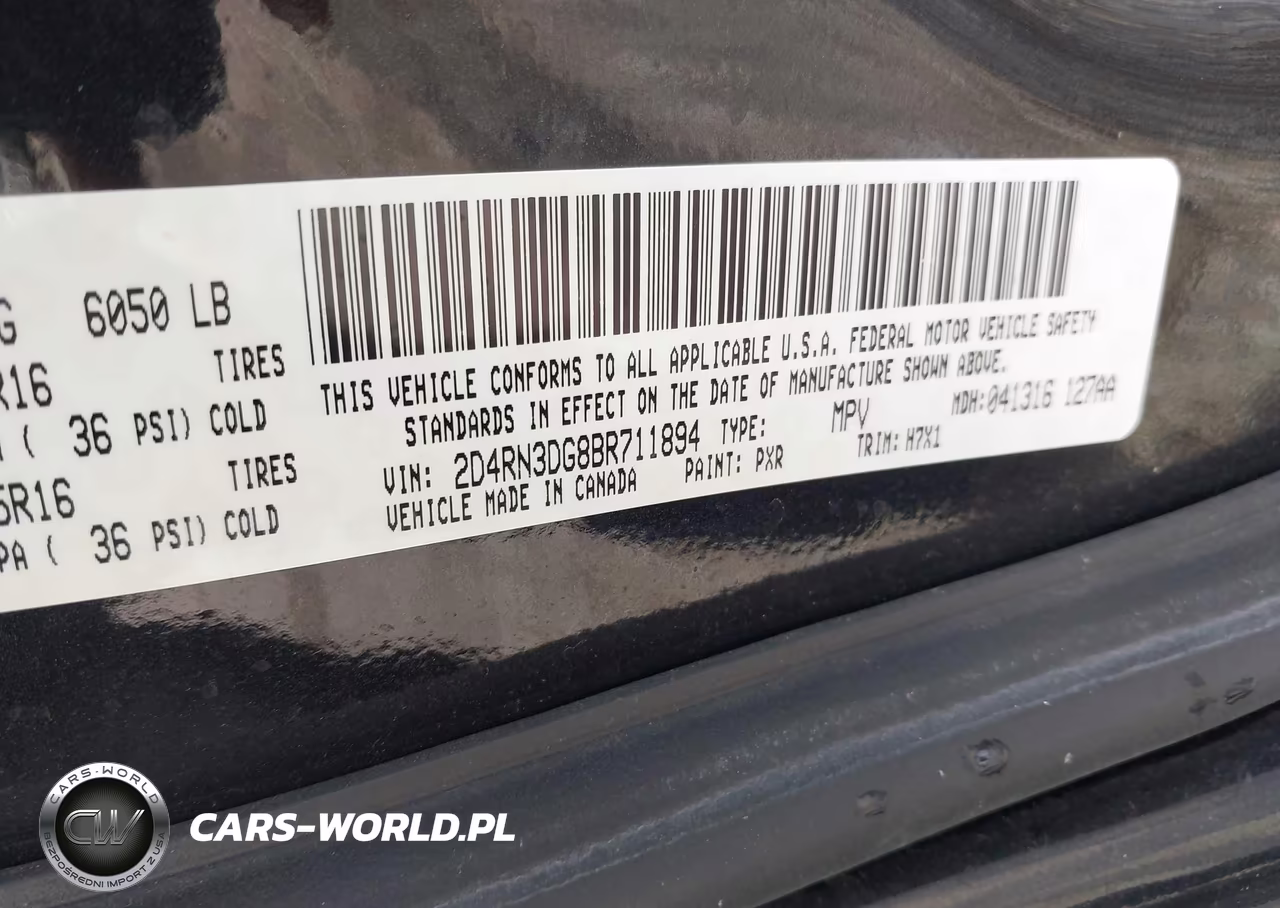 2011 Dodge Grand Caravan Mainstreet VIN:2D4RN3DG8BR711894 - 9