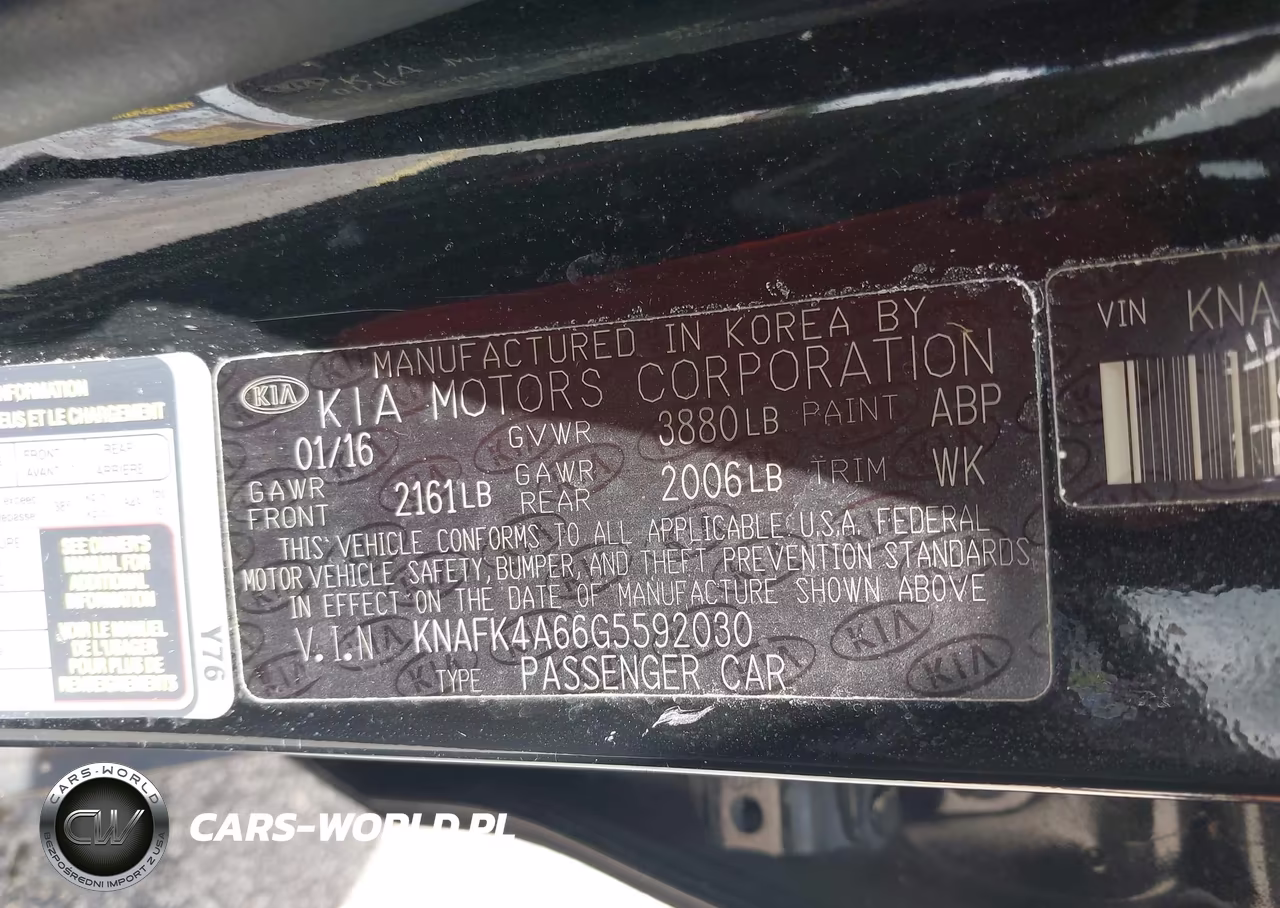 2016 Kia Forte Lx VIN:KNAFK4A66G5592030 - 9