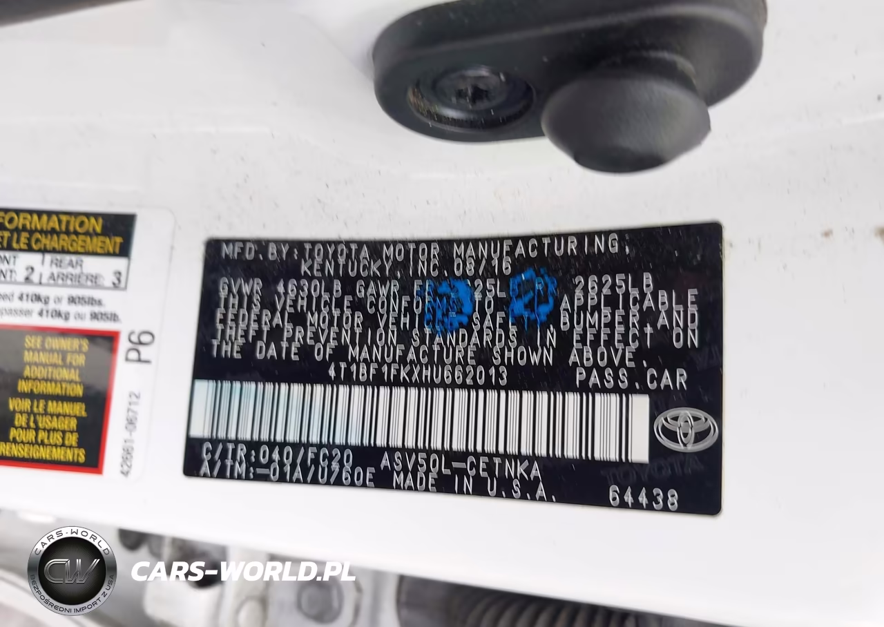 2017 Toyota Camry Le VIN:4T1BF1FKXHU662013 - 9