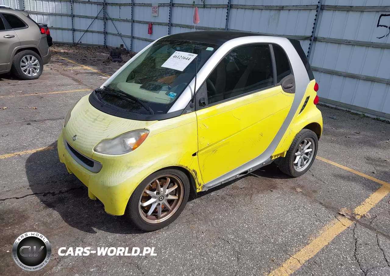 2008 Smart Fortwo Passion-Pure VIN:WMEEJ31X08K148747 - 2