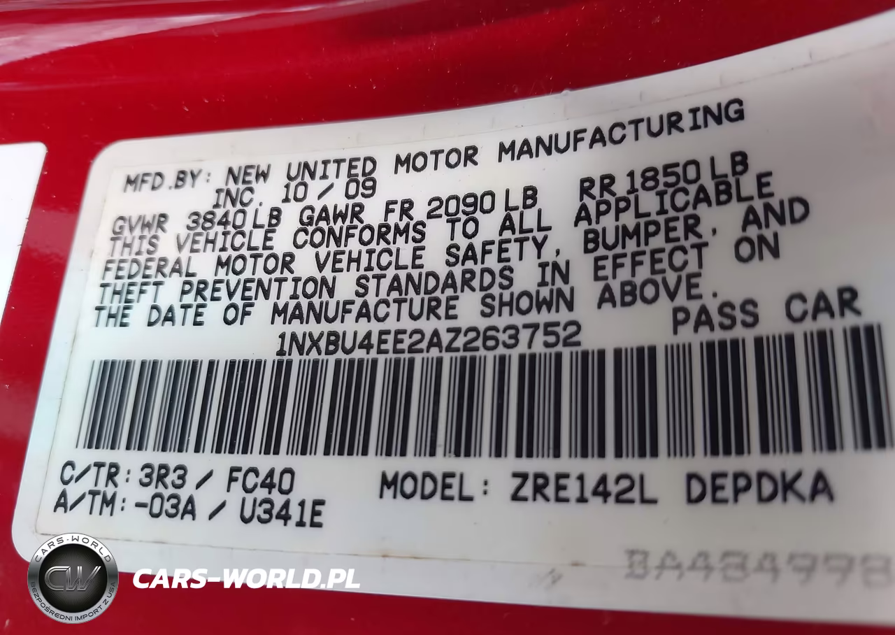 2010 Toyota Corolla Le VIN:1NXBU4EE2AZ263752 - 9