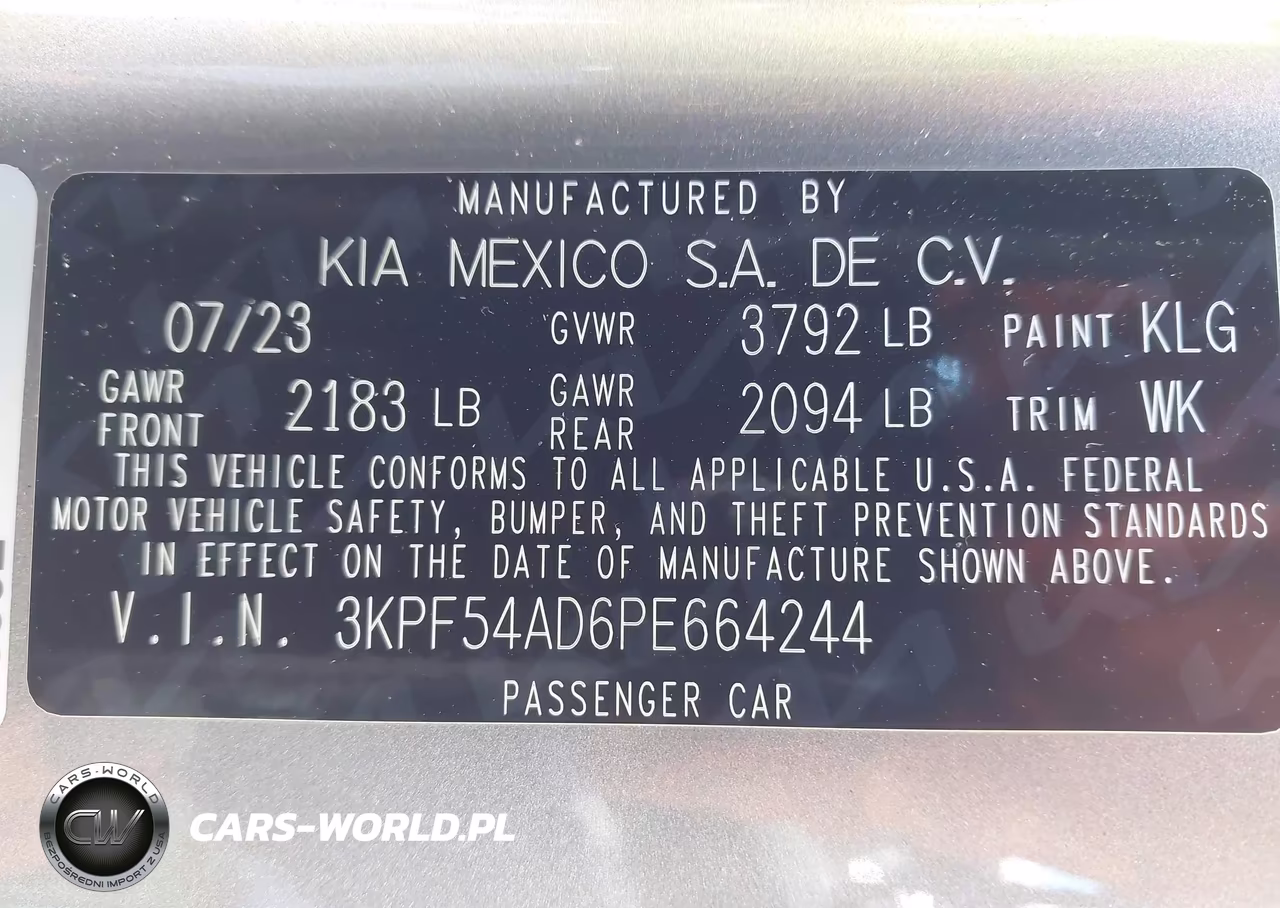 2023 Kia Forte Gt-Line VIN:3KPF54AD6PE664244 - 9