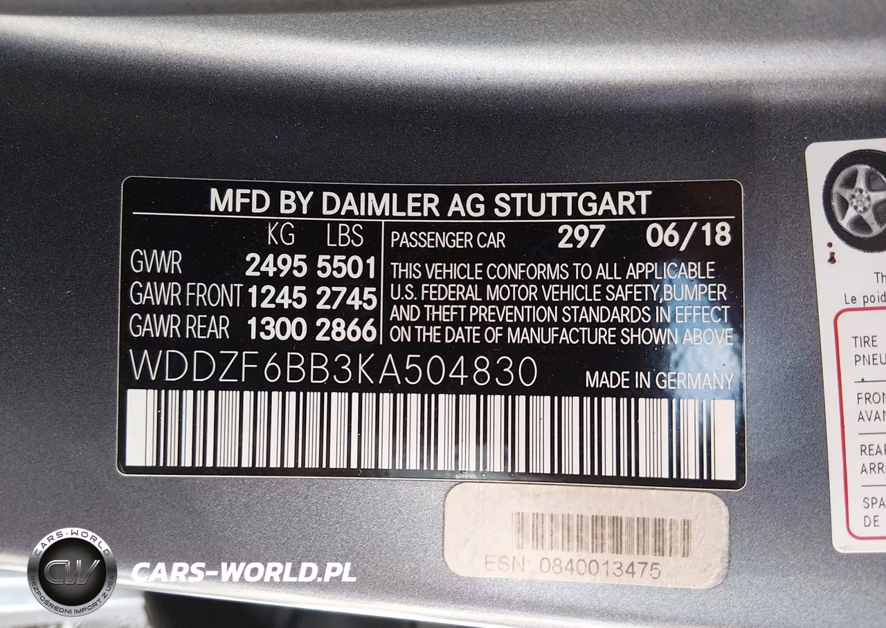 2019 Mercedes-Benz Amg E 53 4Matic VIN:WDDZF6BB3KA504830 - 9