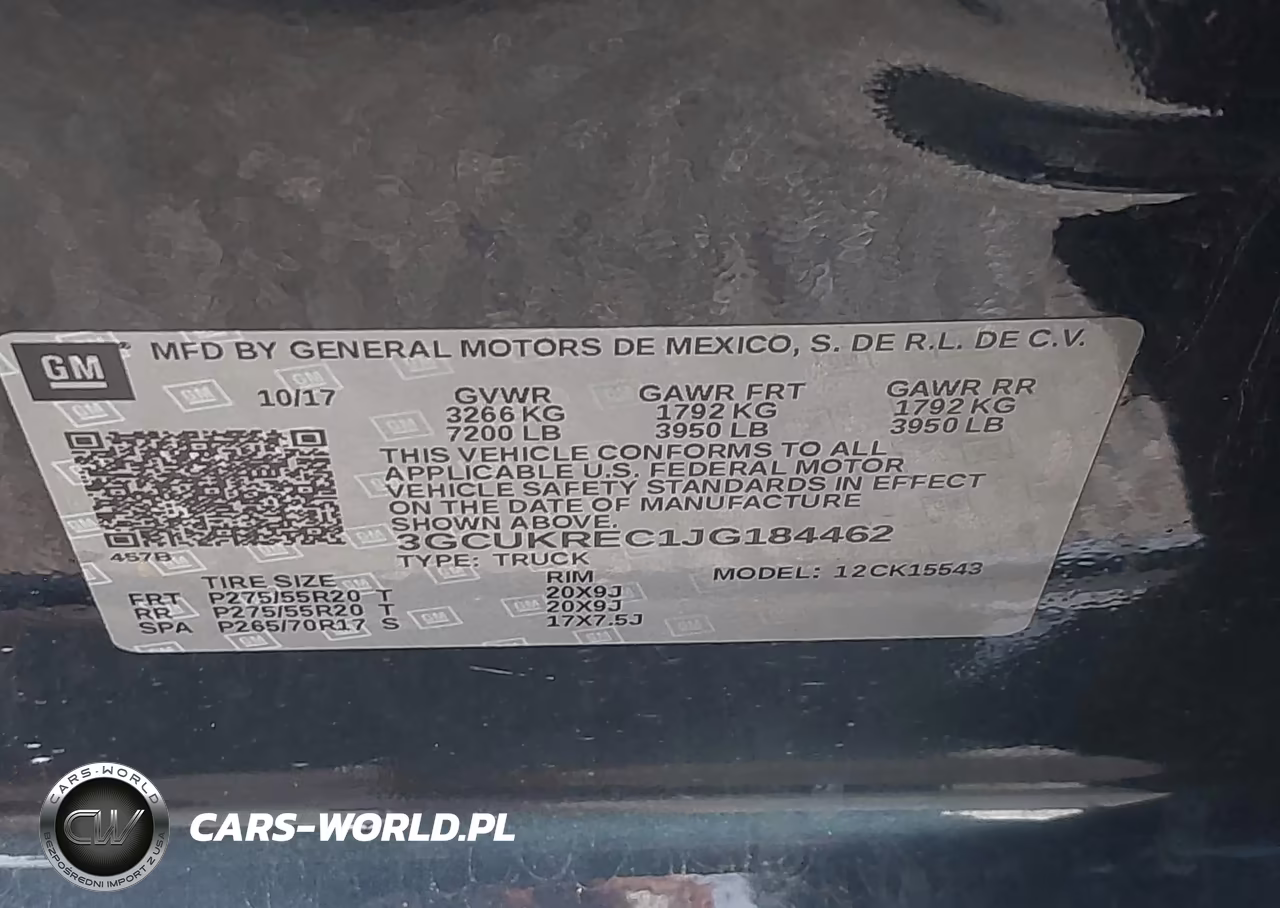 2018 Chevrolet Silverado 1500 1Lt VIN:3GCUKREC1JG184462 - 9