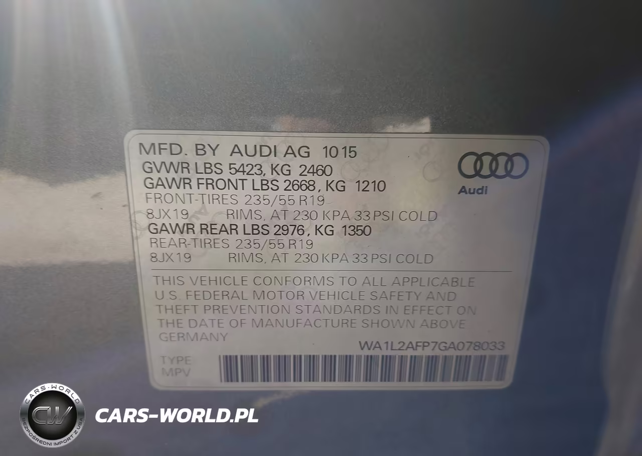 2016 Audi Q5 2.0T Premium VIN:WA1L2AFP7GA078033 - 9