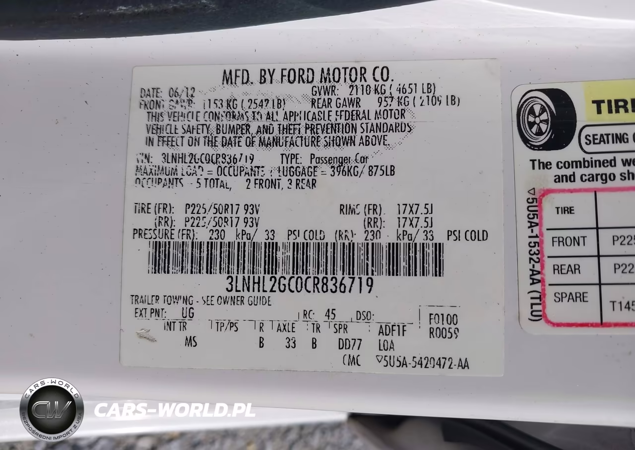 2012 Lincoln Mkz VIN:3LNHL2GC0CR836719 - 9