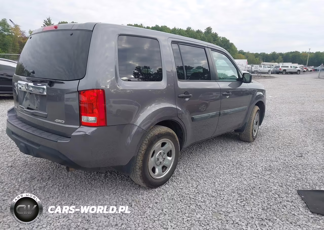 2014 Honda Pilot Lx VIN:5FNYF4H22EB032911 - 4